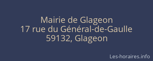 Mairie de Glageon