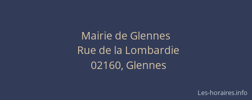 Mairie de Glennes