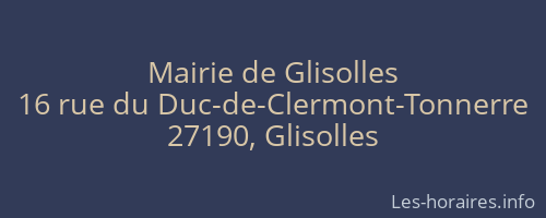 Mairie de Glisolles