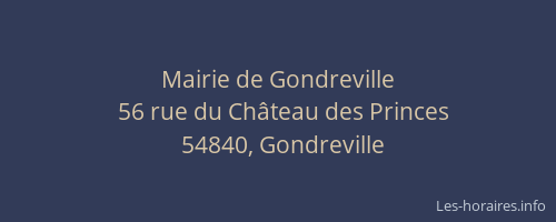 Mairie de Gondreville