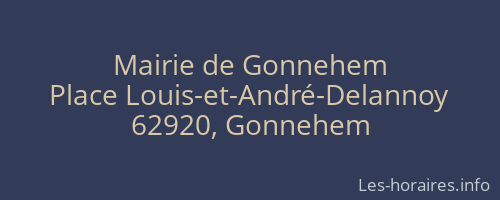 Mairie de Gonnehem