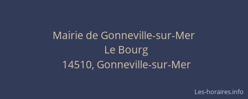 Mairie de Gonneville-sur-Mer