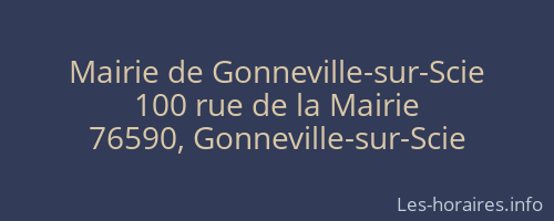 Mairie de Gonneville-sur-Scie