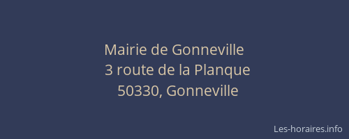 Mairie de Gonneville