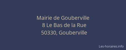 Mairie de Gouberville