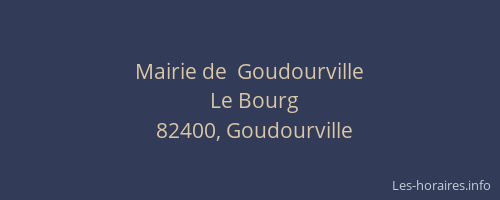 Mairie de  Goudourville