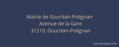 Mairie de Gourdan-Polignan