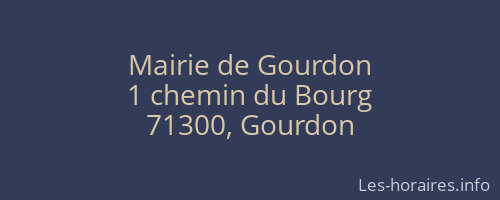 Mairie de Gourdon