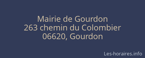 Mairie de Gourdon