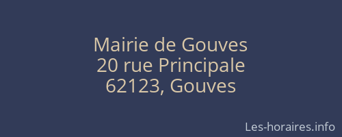 Mairie de Gouves
