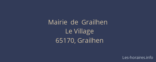Mairie  de  Grailhen