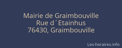 Mairie de Graimbouville