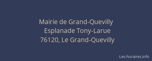 Mairie de Grand-Quevilly