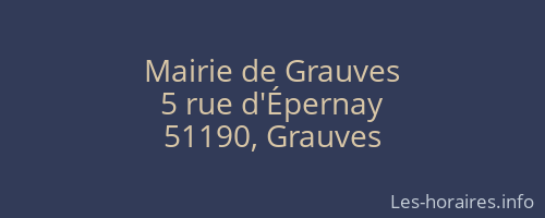 Mairie de Grauves