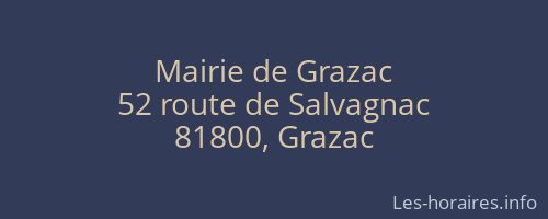 Mairie de Grazac