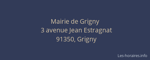 Mairie de Grigny
