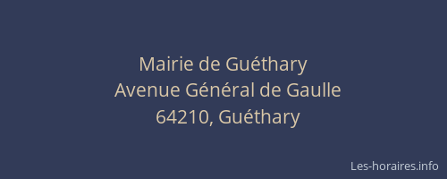Mairie de Guéthary