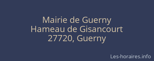 Mairie de Guerny