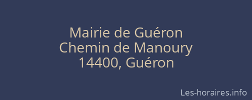 Mairie de Guéron