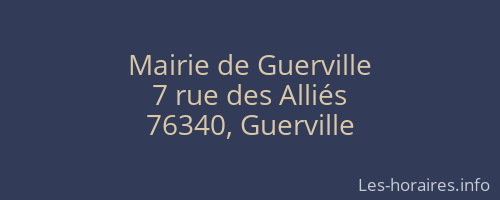 Mairie de Guerville