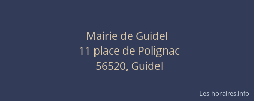 Mairie de Guidel