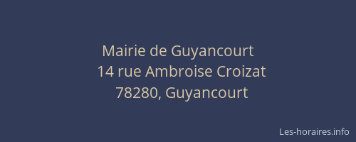 Mairie de Guyancourt