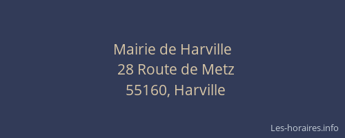 Mairie de Harville