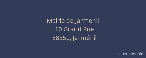 Mairie de Jarm&eacute;nil