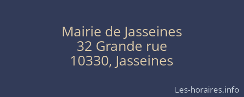 Mairie de Jasseines