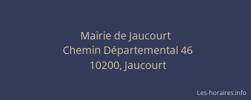 Mairie de Jaucourt
