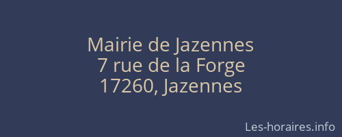 Mairie de Jazennes