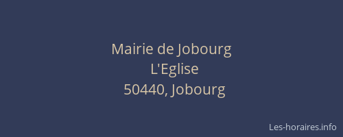 Mairie de Jobourg