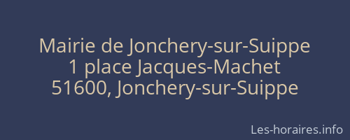 Mairie de Jonchery-sur-Suippe