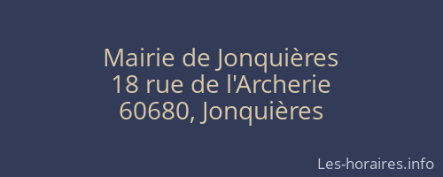 Mairie de Jonquières