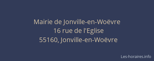 Mairie de Jonville-en-Woëvre