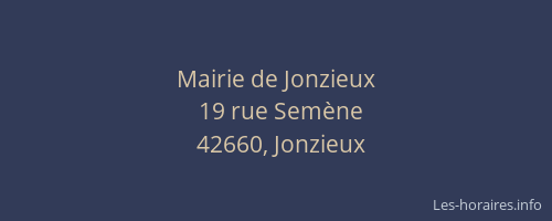Mairie de Jonzieux