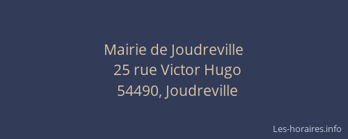 Mairie de Joudreville