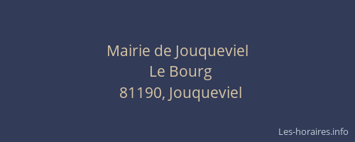 Mairie de Jouqueviel
