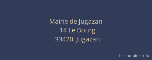 Mairie de Jugazan