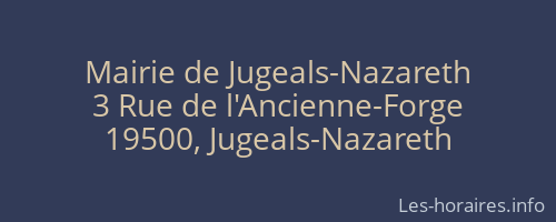Mairie de Jugeals-Nazareth