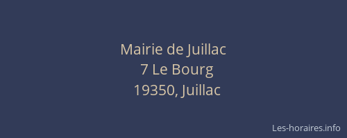 Mairie de Juillac