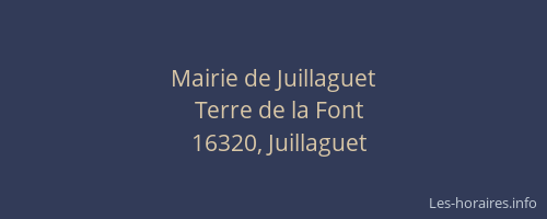 Mairie de Juillaguet