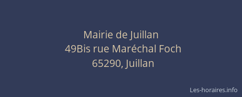 Mairie de Juillan