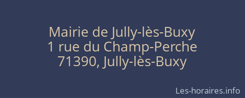 Mairie de Jully-lès-Buxy