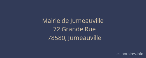Mairie de Jumeauville