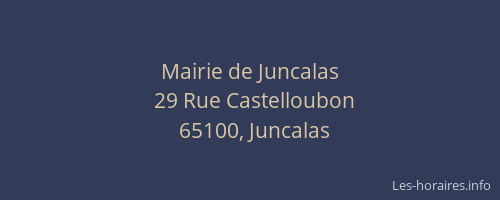 Mairie de Juncalas