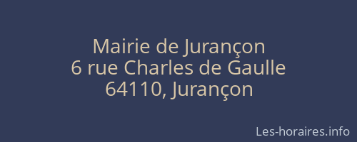 Mairie de Jurançon
