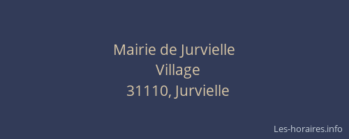 Mairie de Jurvielle