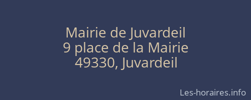 Mairie de Juvardeil