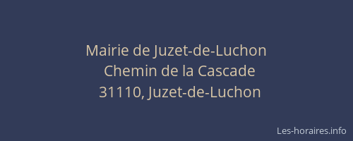 Mairie de Juzet-de-Luchon